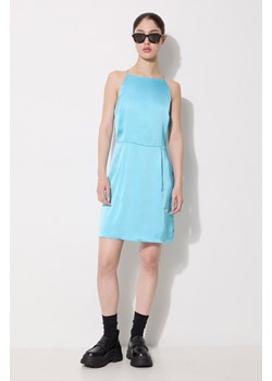 Samsoe Samsoe sukienka kolor niebieski mini rozkloszowana ze sklepu PRM w kategorii Sukienki - zdjęcie 174695485