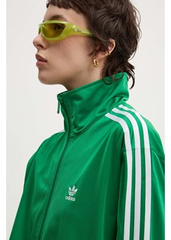 adidas Originals bluza Adicolor Classics Firebird damska kolor zielony z aplikacją IP0604 ze sklepu PRM w kategorii Bluzy damskie - zdjęcie 174695905