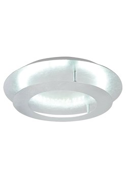 Srebrny nowoczesny plafon LED 50 cm - D156-Vetrix ze sklepu Edinos.pl w kategorii Lampy sufitowe - zdjęcie 174697159