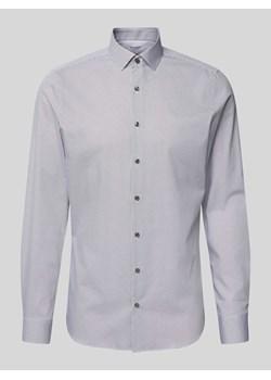 Koszula biznesowa o kroju slim fit z kołnierzykiem typu kent ze sklepu Peek&Cloppenburg  w kategorii Koszule męskie - zdjęcie 174697498