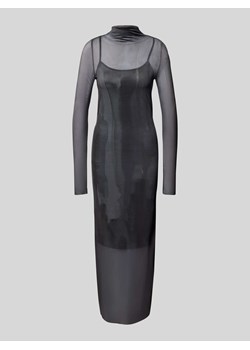 Długa sukienka z siateczki — Alessa & Anna Winter X P&C* ze sklepu Peek&Cloppenburg  w kategorii Sukienki - zdjęcie 174697516