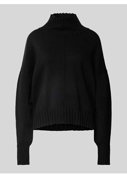 Sweter z dzianiny z golfem model ‘NIMA’ ze sklepu Peek&Cloppenburg  w kategorii Swetry damskie - zdjęcie 174697526