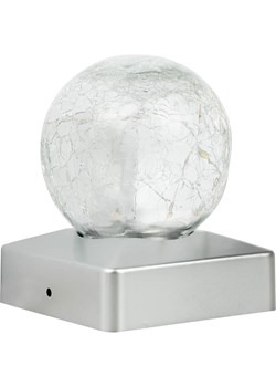 Garden Hero Solarna lampa LED w kolorze ciepłej bieli na płot - 10,5 x 12,5 x 10,5 cm ze sklepu Limango Polska w kategorii Oświetlenie ogrodowe - zdjęcie 174697739