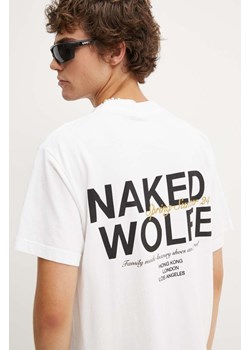 Naked Wolfe t-shirt bawełniany męski kolor biały z nadrukiem classic.tee ze sklepu ANSWEAR.com w kategorii T-shirty męskie - zdjęcie 174701605