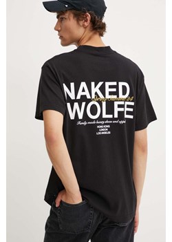 Naked Wolfe t-shirt bawełniany męski kolor czarny z nadrukiem classic.tee ze sklepu ANSWEAR.com w kategorii T-shirty męskie - zdjęcie 174701626