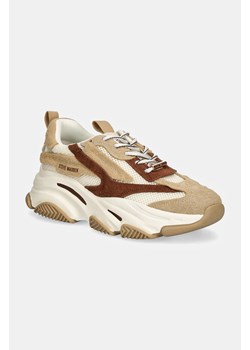 Steve Madden sneakersy Possession-E kolor beżowy SM19000033 ze sklepu ANSWEAR.com w kategorii Buty sportowe damskie - zdjęcie 174702976