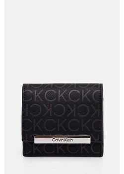 Calvin Klein portfel damski kolor czarny K60K612443 ze sklepu ANSWEAR.com w kategorii Portfele damskie - zdjęcie 174703278