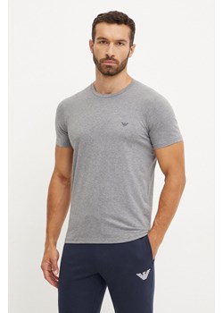 Emporio Armani Underwear t-shirt lounge 2-pack kolor fioletowy gładki 111267 4F720 ze sklepu ANSWEAR.com w kategorii T-shirty męskie - zdjęcie 174704315