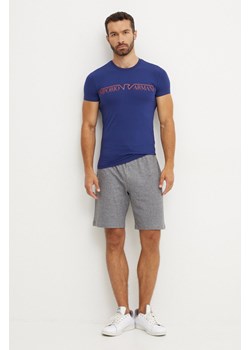 Emporio Armani Underwear t-shirt lounge kolor granatowy z nadrukiem 111035 4F516 ze sklepu ANSWEAR.com w kategorii T-shirty męskie - zdjęcie 174704336