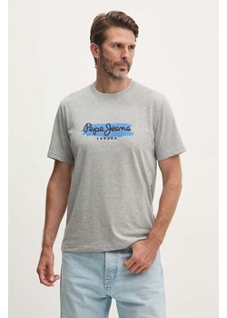 Pepe Jeans t-shirt ARSHAM męski kolor szary z nadrukiem PM509713 ze sklepu ANSWEAR.com w kategorii T-shirty męskie - zdjęcie 174704496