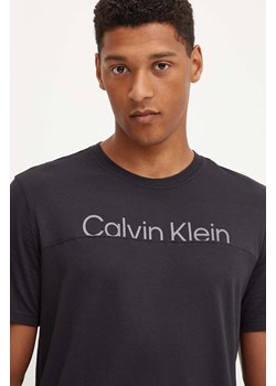 Calvin Klein Performance t-shirt męski kolor czarny z nadrukiem 00GMF4K142 ze sklepu ANSWEAR.com w kategorii T-shirty męskie - zdjęcie 174704526