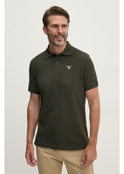 Barbour polo bawełniane Tartan Pique Polo kolor zielony z aplikacją MML0012 ze sklepu ANSWEAR.com w kategorii T-shirty męskie - zdjęcie 174704759