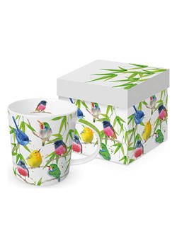 ppd Kubek jumbo &quot;Bird Paradise&quot; w kolorze białym ze wzorem - 350 ml ze sklepu Limango Polska w kategorii Kubki - zdjęcie 174706287