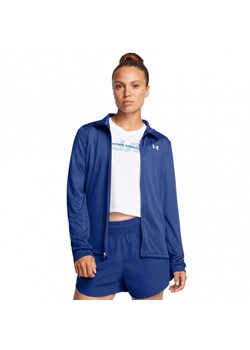 Damska bluza treningowa rozpinana bez kaptura Under Armour Tech Full Zip - niebieska ze sklepu Sportstylestory.com w kategorii Bluzy damskie - zdjęcie 174707528