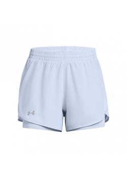 Damskie spodenki do biegania Under Armour UA Fly By 2in1 Short - niebieskie ze sklepu Sportstylestory.com w kategorii Szorty - zdjęcie 174709485