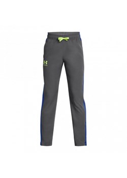 Chłopięce spodnie dresowe Under Armour UA Sportstyle Woven Pants - szare ze sklepu Sportstylestory.com w kategorii Spodnie męskie - zdjęcie 174709518