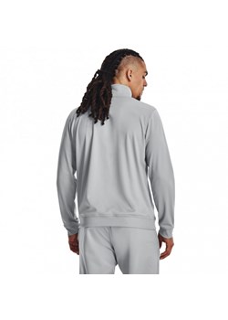 Męska bluza rozpinana bez kaptura Under Armour Sportstyle Tricot Jacket - szara ze sklepu Sportstylestory.com w kategorii Bluzy męskie - zdjęcie 174709636
