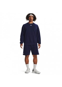 Męskie spodenki dresowe Under Armour UA Rival Fleece Shorts - granatowe ze sklepu Sportstylestory.com w kategorii Spodenki męskie - zdjęcie 174709675