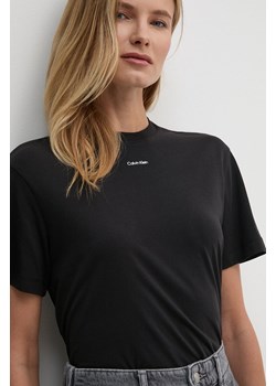 Calvin Klein t-shirt damski kolor czarny K20K207519 ze sklepu ANSWEAR.com w kategorii Bluzki damskie - zdjęcie 174714315