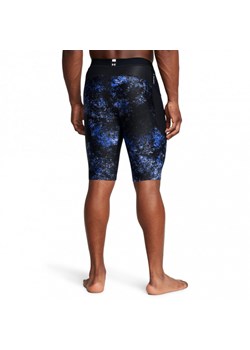 Męskie legginsy krótkie treningowe Under Armour UA Hg Isochill Prtd Lg Sts - granatowe ze sklepu Sportstylestory.com w kategorii Spodenki męskie - zdjęcie 174716509