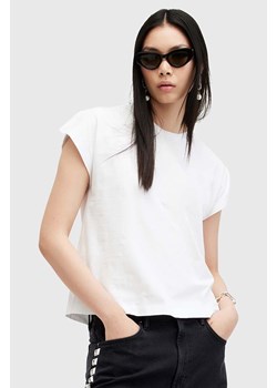 AllSaints t-shirt bawełniany RUE TEE damski kolor biały W185JB ze sklepu ANSWEAR.com w kategorii Bluzki damskie - zdjęcie 174723476