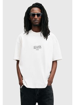 AllSaints t-shirt bawełniany TWILIGHT męski kolor biały z nadrukiem M042PB ze sklepu ANSWEAR.com w kategorii T-shirty męskie - zdjęcie 174723627