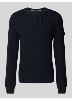 Sweter z dzianiny z okrągłym dekoltem model ‘Haro’ ze sklepu Peek&Cloppenburg  w kategorii Swetry męskie - zdjęcie 174726599