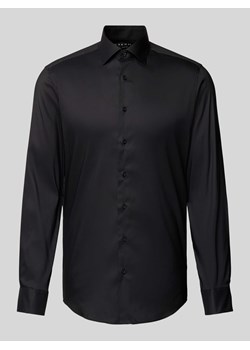 Koszula biznesowa o kroju slim fit z kołnierzykiem typu kent ze sklepu Peek&Cloppenburg  w kategorii Koszule męskie - zdjęcie 174726786