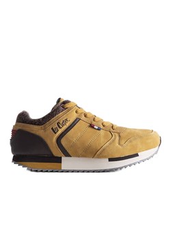 Lee Cooper Brązowe sneakersy LCJ-21-29-0643 ze sklepu ButyModne.pl w kategorii Buty sportowe męskie - zdjęcie 174727279