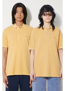 Lacoste polo bawełniane kolor pomarańczowy gładki PH3450 S0I ze sklepu PRM w kategorii T-shirty męskie - zdjęcie 174727466