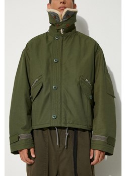 Kenzo kurtka Army Blouson męska kolor zielony przejściowa oversize FE65BL1499OB.51 ze sklepu PRM w kategorii Kurtki męskie - zdjęcie 174727528