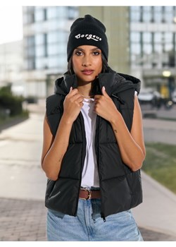 Sinsay - Kamizelka z kapturem - czarny ze sklepu Sinsay w kategorii Kamizelki damskie - zdjęcie 174728916