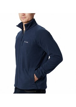 Męski polar rozpinany Columbia Fast Trek II Full Zip Fleece - granatowy ze sklepu Sportstylestory.com w kategorii Bluzy męskie - zdjęcie 174731196