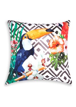 Trendy Kitchen by EXCÉLSA Poduszka "Tropical" w kolorze czarnym ze wzorem  - 45 x 45 cm ze sklepu Limango Polska w kategorii Poduszki dekoracyjne - zdjęcie 174734389