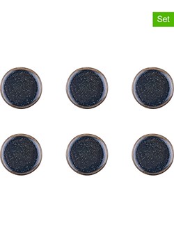 Björn Talerze (6 szt.) "Iris" w kolorze granatowym - Ø 16 cm ze sklepu Limango Polska w kategorii Naczynia - zdjęcie 174734538