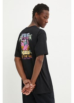 Vans t-shirt bawełniany męski kolor czarny z nadrukiem VN000KHUBLK1 ze sklepu ANSWEAR.com w kategorii T-shirty męskie - zdjęcie 174738958