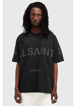 AllSaints t-shirt bawełniany BIGGY kolor czarny z nadrukiem M088PB ze sklepu ANSWEAR.com w kategorii T-shirty męskie - zdjęcie 174739057