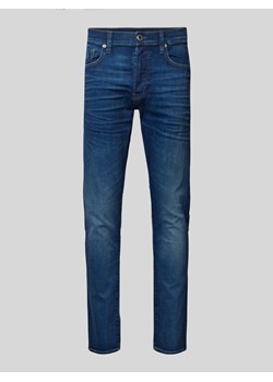 Jeansy o kroju slim fit z mieszanki bawełny ze sklepu Peek&Cloppenburg  w kategorii Jeansy męskie - zdjęcie 174739375