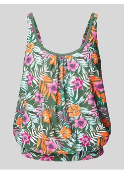 Top tankini z marszczeniem model ‘Summer’ ze sklepu Peek&Cloppenburg  w kategorii Stroje kąpielowe - zdjęcie 174739429