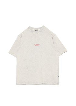 Cropp - Koszulka z haftem i nadrukiem - jasny szary ze sklepu Cropp w kategorii T-shirty męskie - zdjęcie 174742286