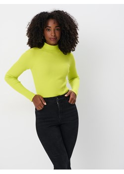 Mohito - Neonowy sweter ze stójką - neonowy ze sklepu Mohito w kategorii Swetry damskie - zdjęcie 174742328