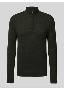 Sweter z dzianiny ze stójką ze sklepu Peek&Cloppenburg  w kategorii Swetry męskie - zdjęcie 174746298