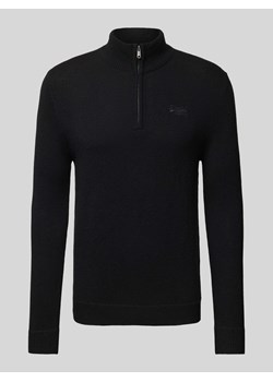 Sweter z dzianiny ze stójką ze sklepu Peek&Cloppenburg  w kategorii Swetry męskie - zdjęcie 174746369