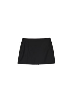 Cropp - Czarna spódnica mini z wiskozą - czarny ze sklepu Cropp w kategorii Spódnice - zdjęcie 174747968