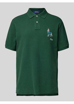 Koszulka polo z wyhaftowanym logo ze sklepu Peek&Cloppenburg  w kategorii T-shirty męskie - zdjęcie 174749679