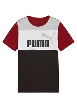 Koszulka juniorska ESS Block Tee B Puma ze sklepu SPORT-SHOP.pl w kategorii T-shirty chłopięce - zdjęcie 174750175