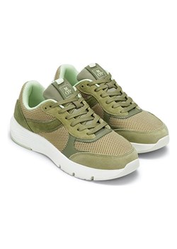 Marc O&apos;Polo Shoes Skórzane sneakersy w kolorze khaki ze sklepu Limango Polska w kategorii Buty sportowe damskie - zdjęcie 174751108