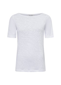 Marc O'Polo T-shirt damski Kobiety Bawełna biały jednolity ze sklepu vangraaf w kategorii Bluzki damskie - zdjęcie 174752795