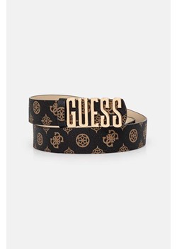 Guess pasek damski kolor czarny BW9173 P4435 ze sklepu ANSWEAR.com w kategorii Paski damskie - zdjęcie 174753728