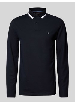 Sweter z dzianiny z kołnierzykiem polo ze sklepu Peek&Cloppenburg  w kategorii Swetry męskie - zdjęcie 174758989